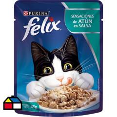 FELIX - Alimento húmedo para gato adulto 85 g atún.