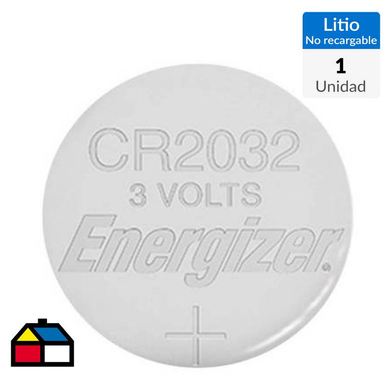 Pila Botón Llave Coche Energizer CR2032