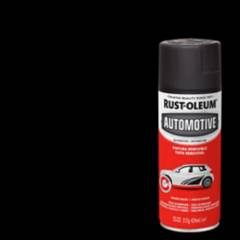 RUST OLEUM - Pintura temporal en spray para auto mate 340 gr negro