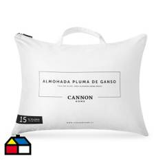 CANNON - Almohada pluma 50x70 cm Blanco