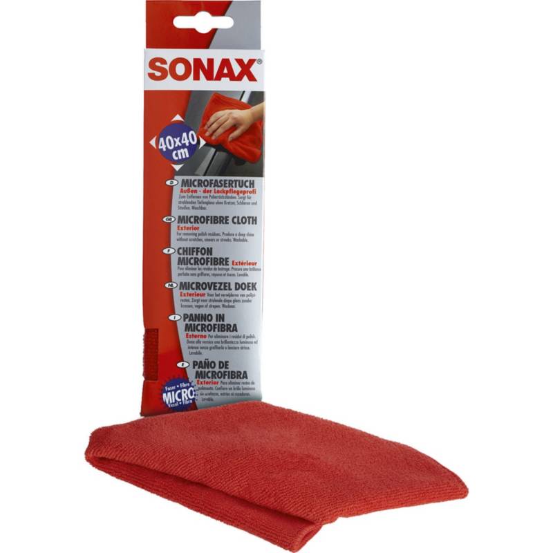 SONAX - Paño para auto microfibra