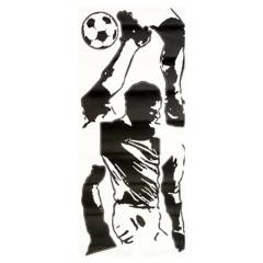 ROOMMATES - Sticker decorativo futbolista 13x48 cm