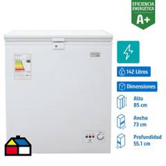 ELECTROLUX - Freezer horizontal 142 litros blanco