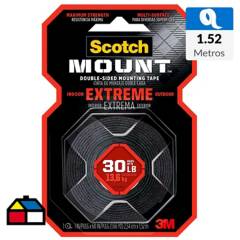 SCOTCH - Cinta Doble Faz Scotch-Mount Extrema 25,4 mm x 1,52 m