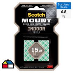 SCOTCH - Cuadros Doble Faz Scotch-Mount Interiores 25 mm x 25 mm