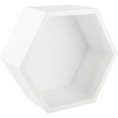 JUST HOME COLLECTION - Repisa MDF 27x23 cm blanco