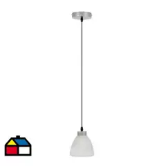 CASA BONITA - Lámpara de colgar Vidrio Gama Blanca