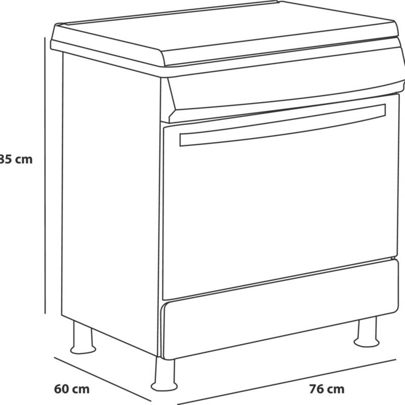 URSUS TROTTER Cocina 5 Quemadores Euro80 Pro Gas Natural Ursus Trotter