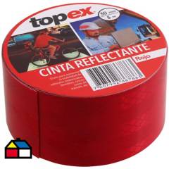 TOPEX - Cinta reflectante 5 m roja