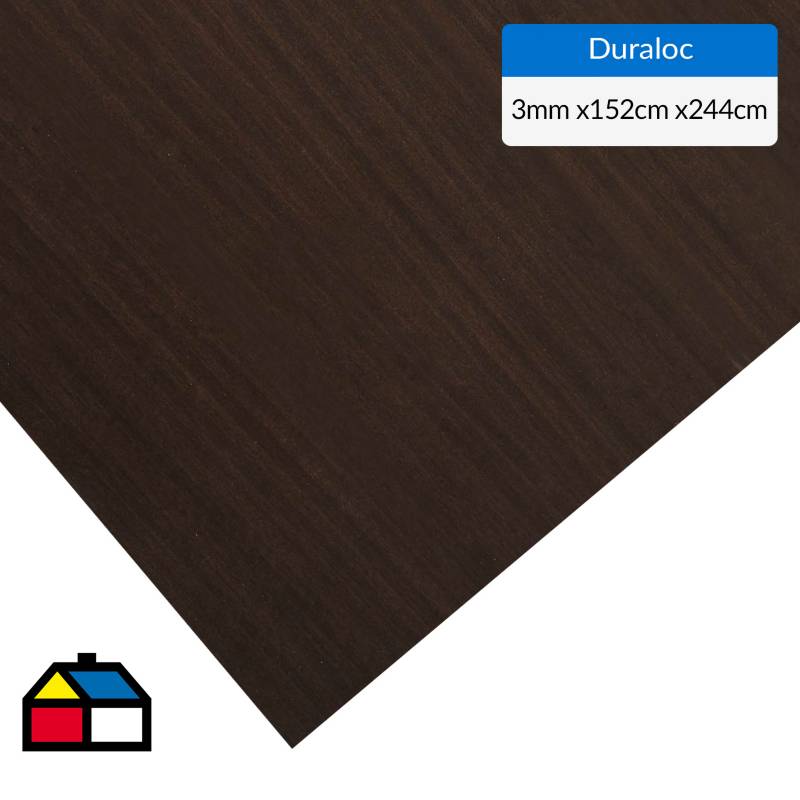 ARAUCO - Durolac Coigue Chocolate 3 mm 152 x 244 cm