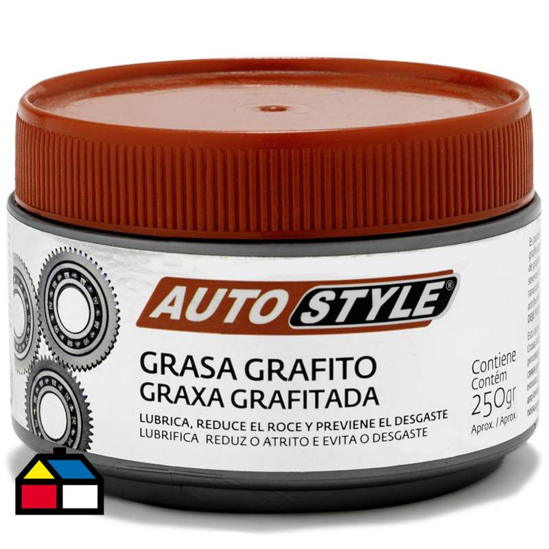 AUTOSTYLE - Grasa grafito 250 gr tarro