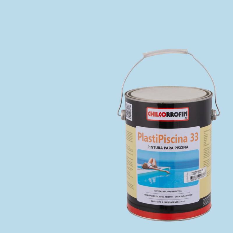 CHILCORROFIN - Plastipiscina 33 celeste agua