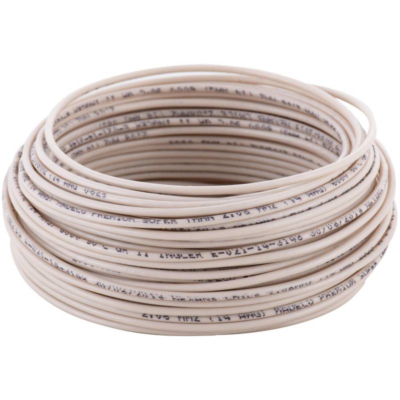 MADECO - Cable eléctrico Premium (Thhn) 14 Awg 25 m Blanco