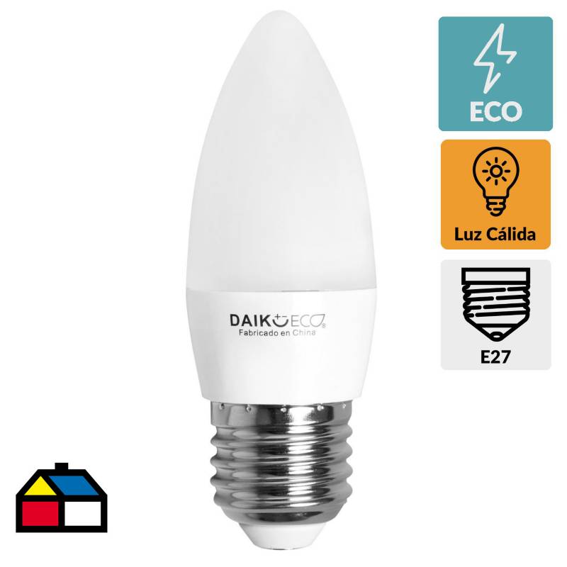 DAIRU - Ampolleta LED E27 25W luz cálida