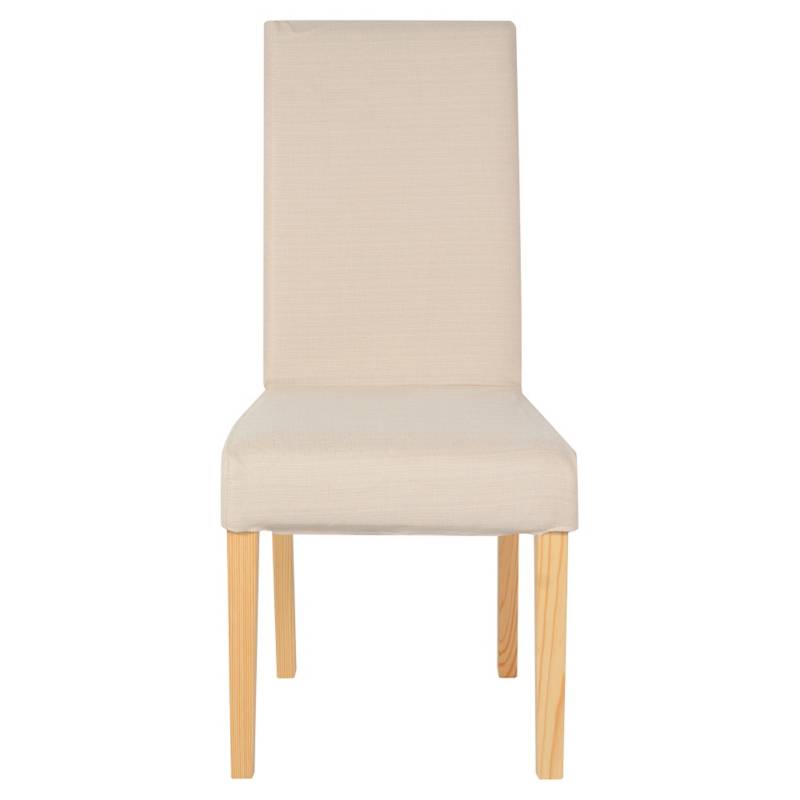 HOMY - Funda para silla 49x46x49 cm beige.