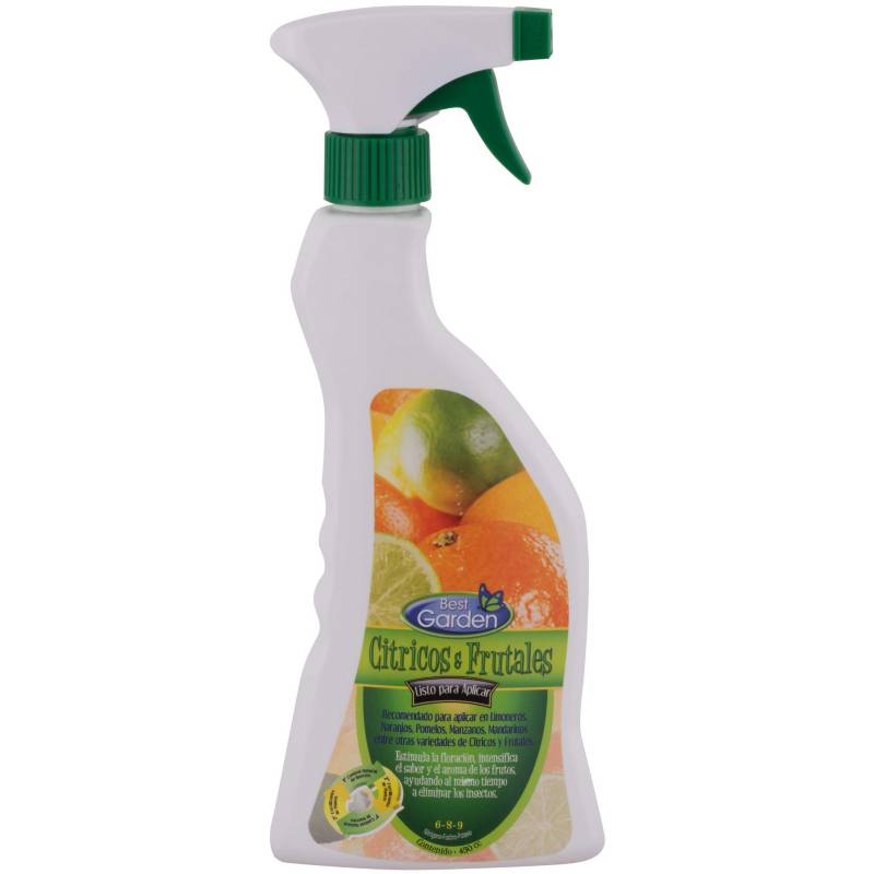 BEST GARDEN - Fertilizante para cítricos y frutales 450 ml spray