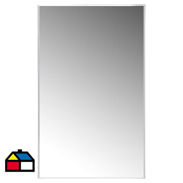 Espejo para baño 60x100x0,8 cm Blanco - Sodimac.cl