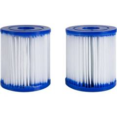 BESTWAY - Set de cartuchos para filtro de piscina 330 gl