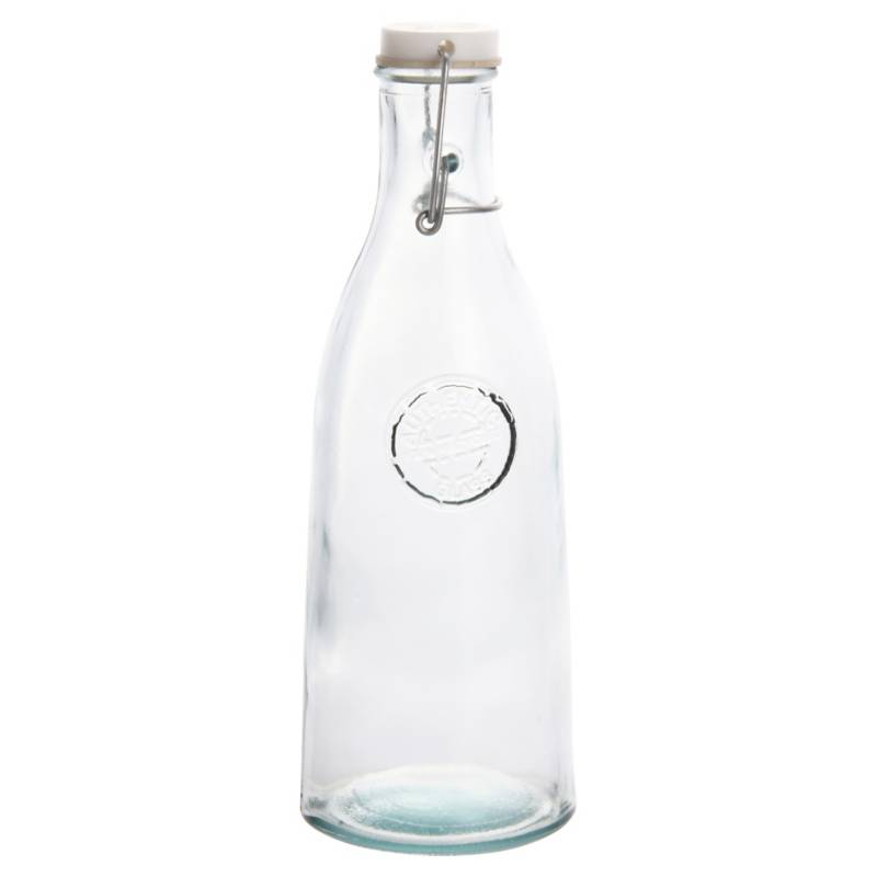 SAN MIGUEL - Botella con tapa 950 cc vidrio transparente