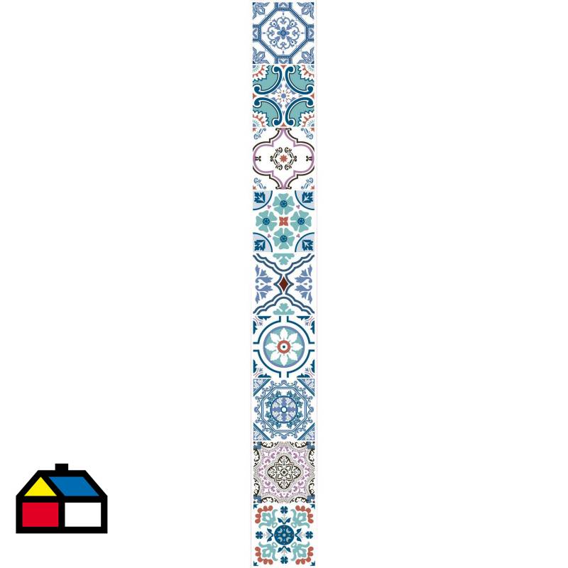 VALDECO - Set de azulejos adhesivos 5,5x46 cm 6 unidades