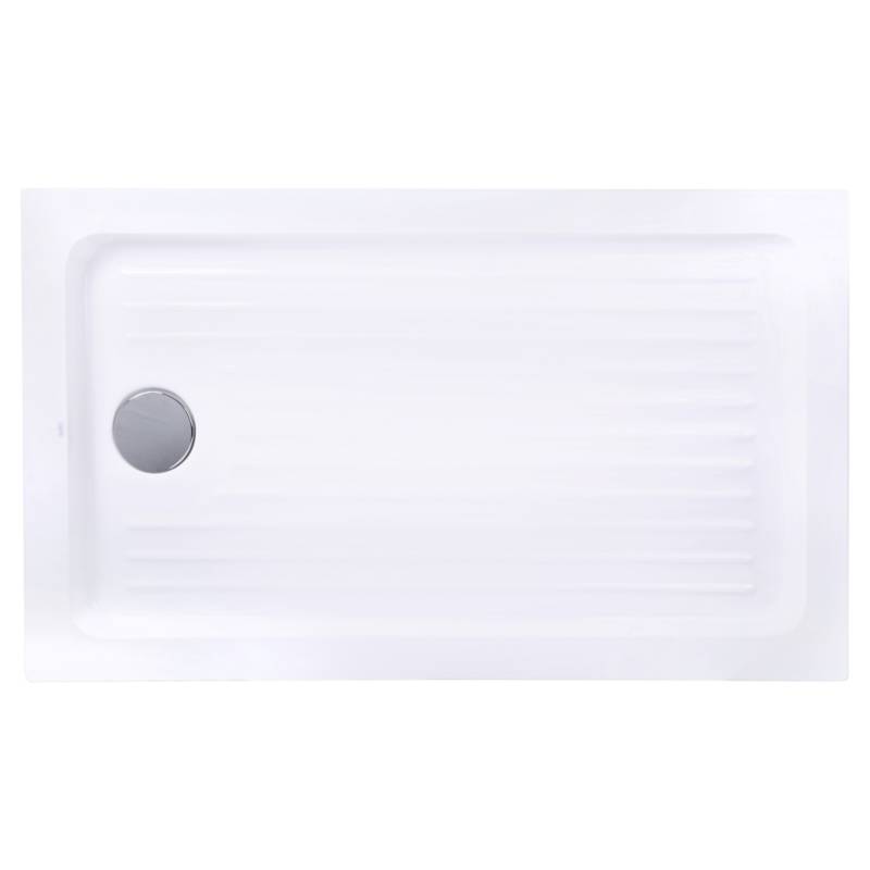 KLIPEN - Receptáculo para ducha 14x80x150 cm blanco