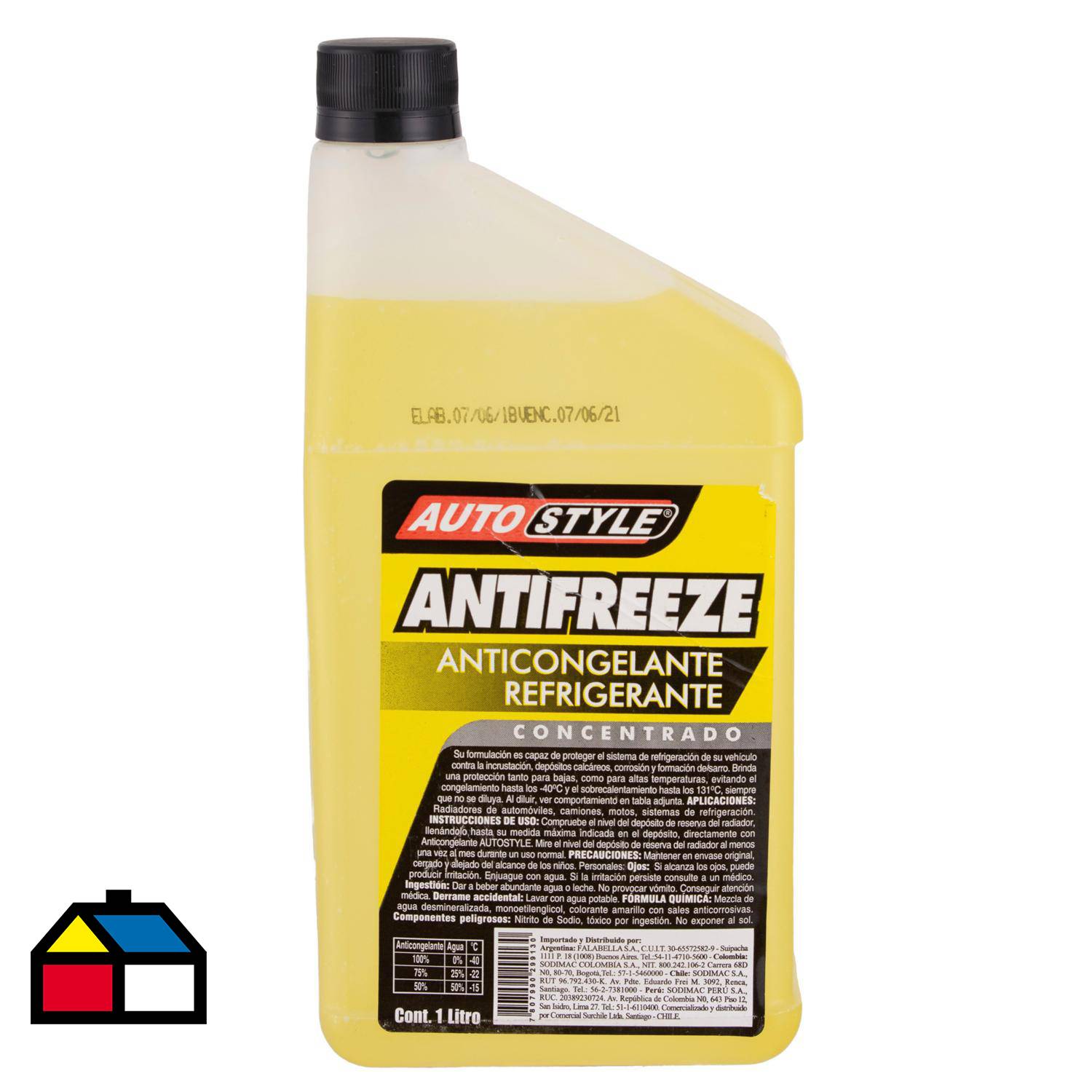 Refrigerante anticongelante 1 gl bidón