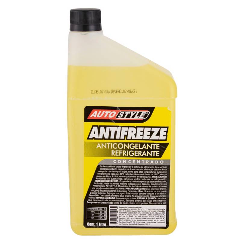 AUTOSTYLE - Anticongelante concentrado 1 litro bidón