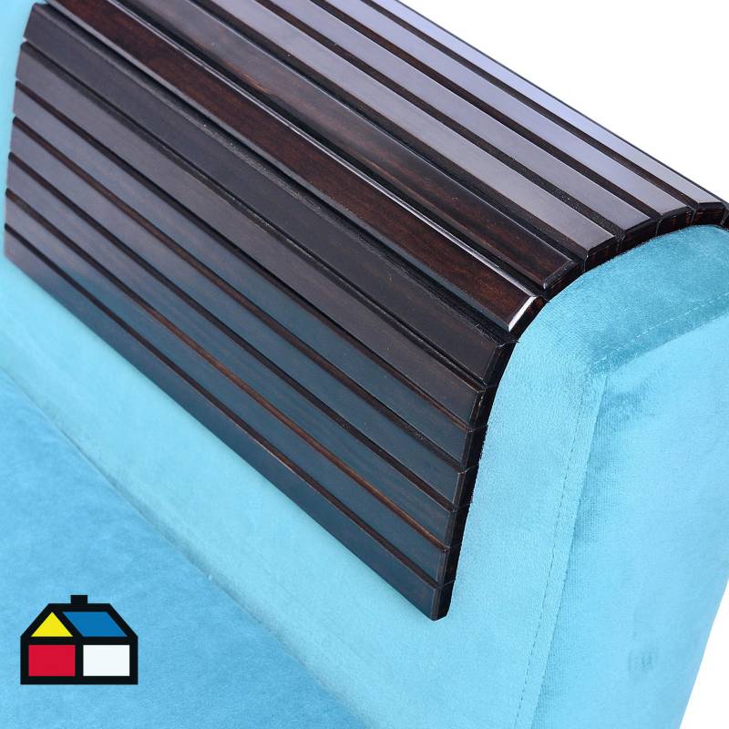 JUST HOME COLLECTION - Esterilla para sillón madera Café 34x40 cm