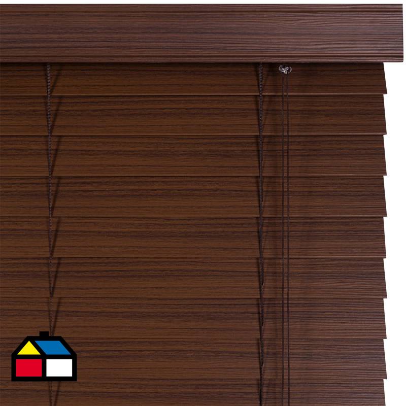 JUST HOME COLLECTION - Persiana madera 160x165 cm café