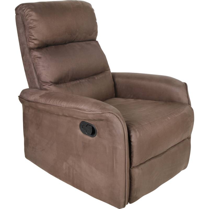 JUST HOME COLLECTION - Sillón reclinable 84x92x103 cm chocolate