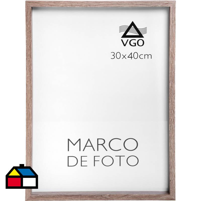 VGO - Marco de fotos 30x40 diseño madera