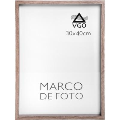 Vgo Marco Madera Box para fotos de 30x40 Café Oscuro