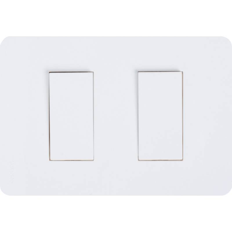 SCHNEIDER ELECTRIC - Interruptor doble (9/15) 10 A Blanco Orion