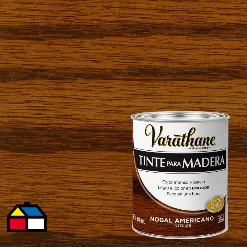 VARATHANE - Varathane tinte nogal ame  1/4 gl