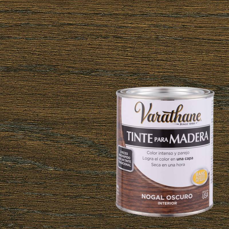 VARATHANE - Varathane tinte nogal osc  1/4 gl