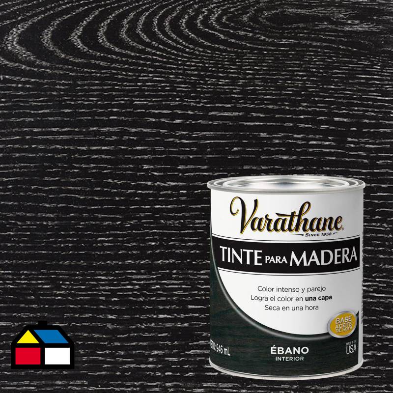 VARATHANE - Varathane tinte ébano  1/4 gl