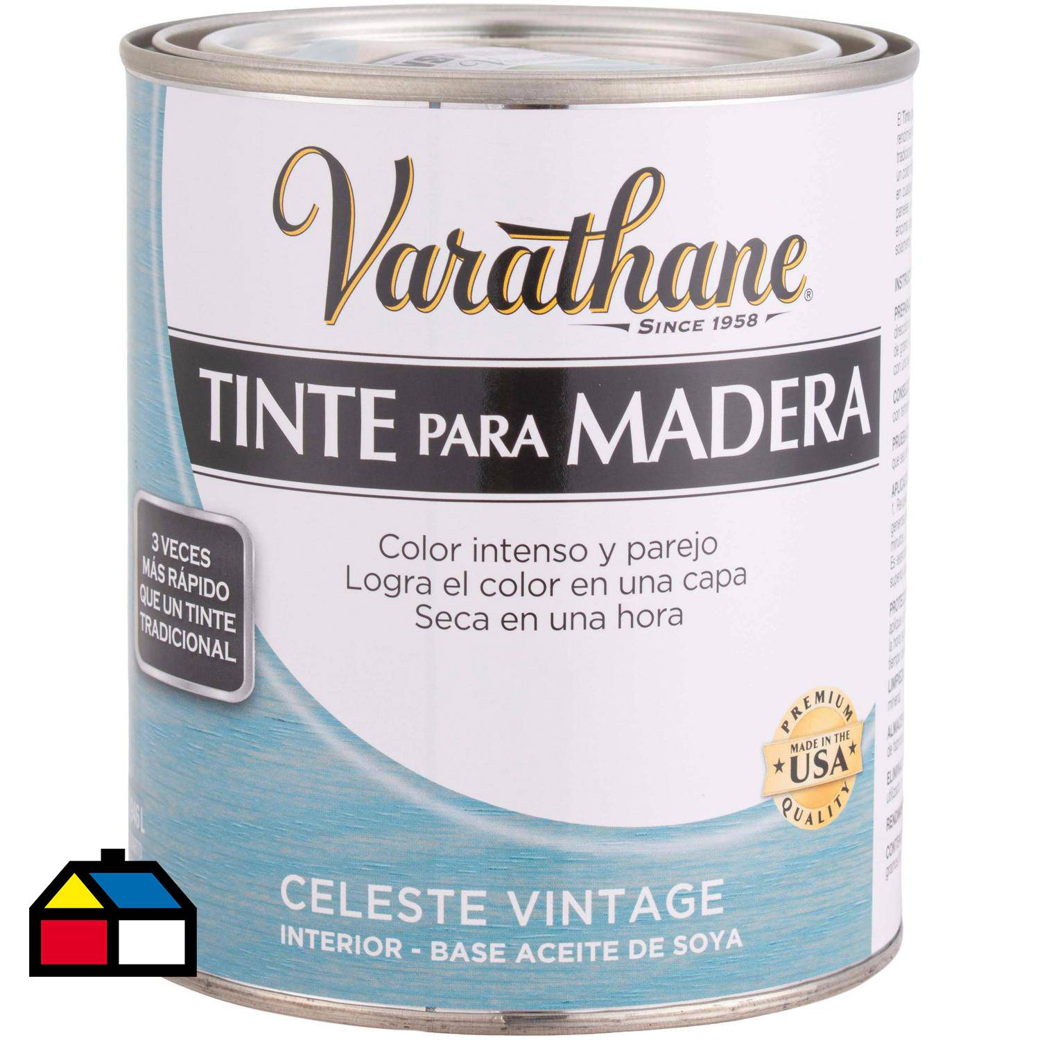 Tinte para madera 1/4 gl - Varathane