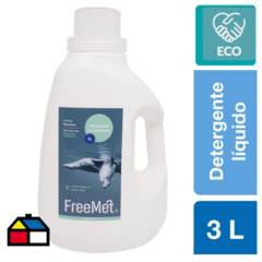 FREEMET - Detergente líquido concentrado 3 litros