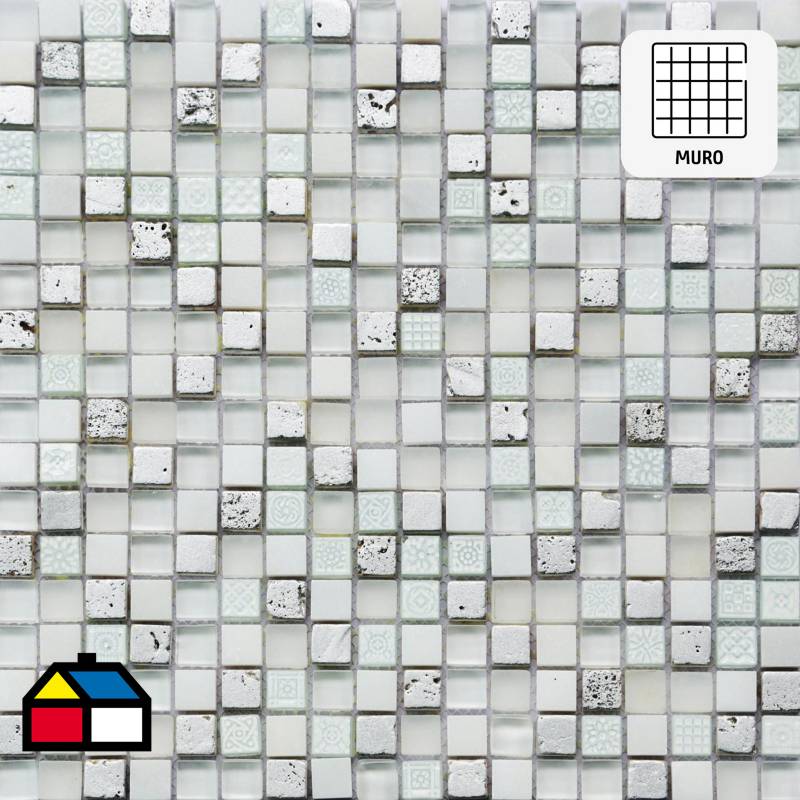 HOLZTEK - Malla mosaico 30x30 cm