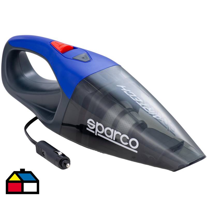 Aspiradora Carro Sparco 12V Azul Boquillas Intercambiables, aspiradora  portátil. Incluye manguera flexible y herramienta para grietas SPARCO