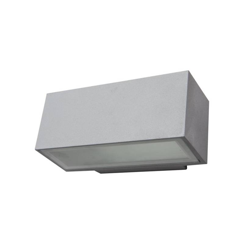 BYP - Apliqué exterior bidireccional aluminio gris