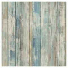 ROOMMATES - Rollos Adhesivos Reutilizables madera azul 52x503 cm
