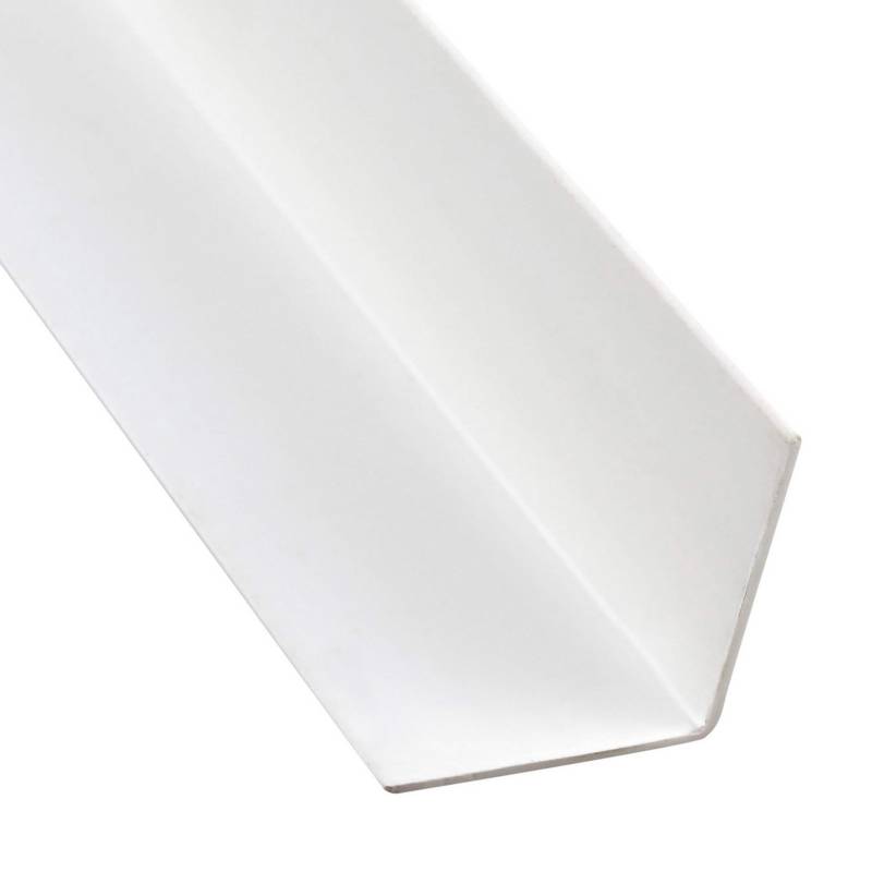 1000 x 30 x 20 mm Gah-alberts 479268 Perfil angular blanco plástico 