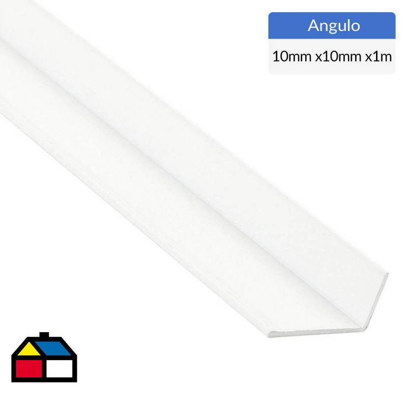 ARCANSAS - Angulo 10x10x1.000 mm aluminio blanco