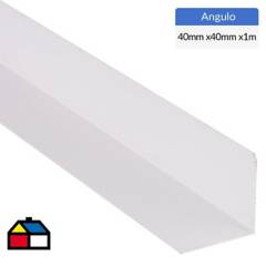 ARCANSAS - Angulo 40x40x1000 mm blanco porcelana
