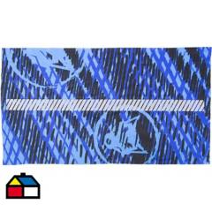 BRIGHT WOLF - Bandana reflectante 15,4x13,4x3,7cm tela azul
