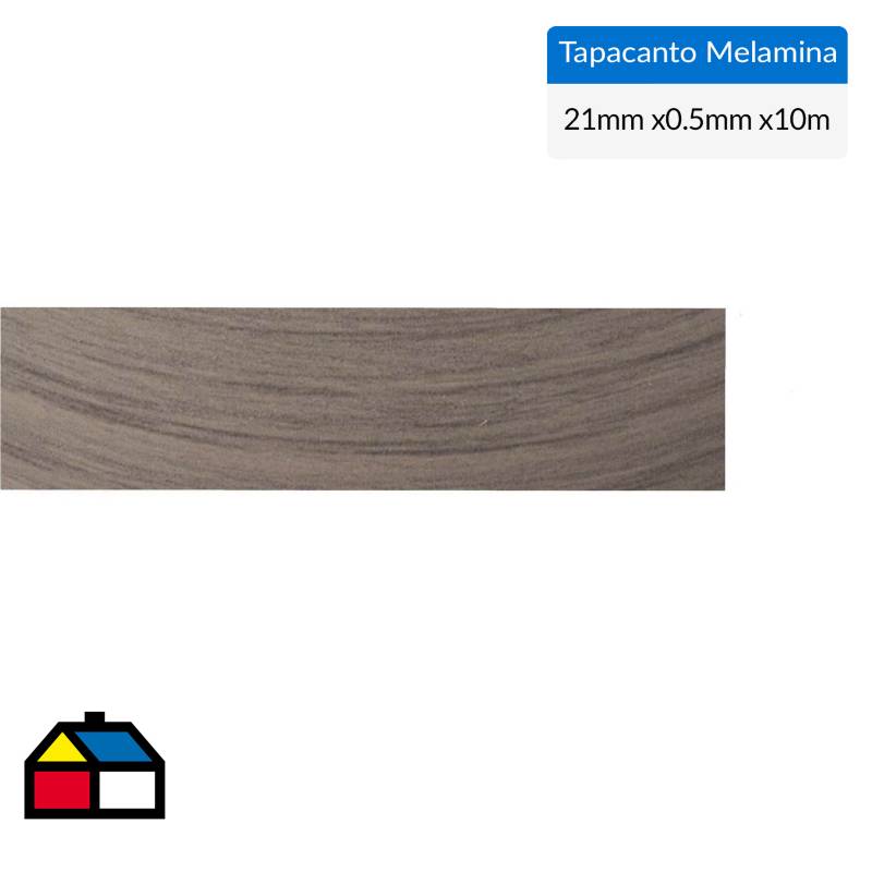 CORBETTA - Tapacanto melamina Teca Italia encolado 21x0,5 mm 10 m