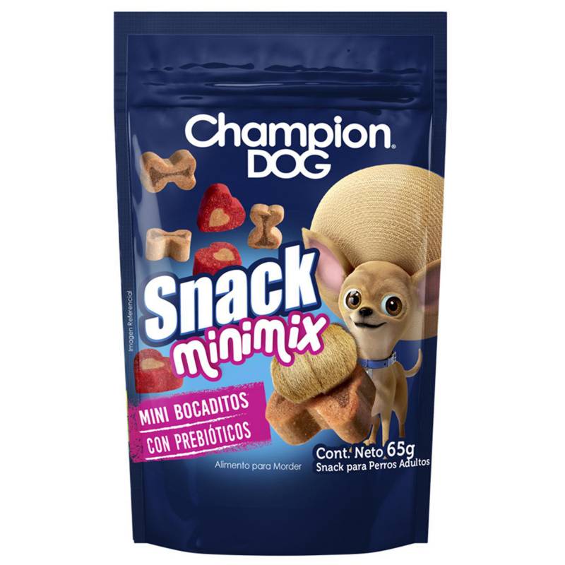CHAMPION DOG - Snack para perro adulto 65 gr mix