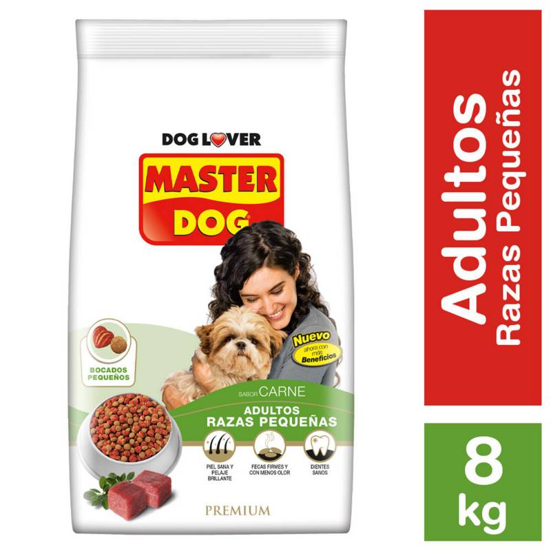MASTER DOG - Alimento seco para perro adulto 8 kg carne