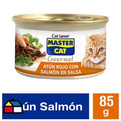 MASTER CAT - Alimento húmedo para gato adulto 85 g salmón